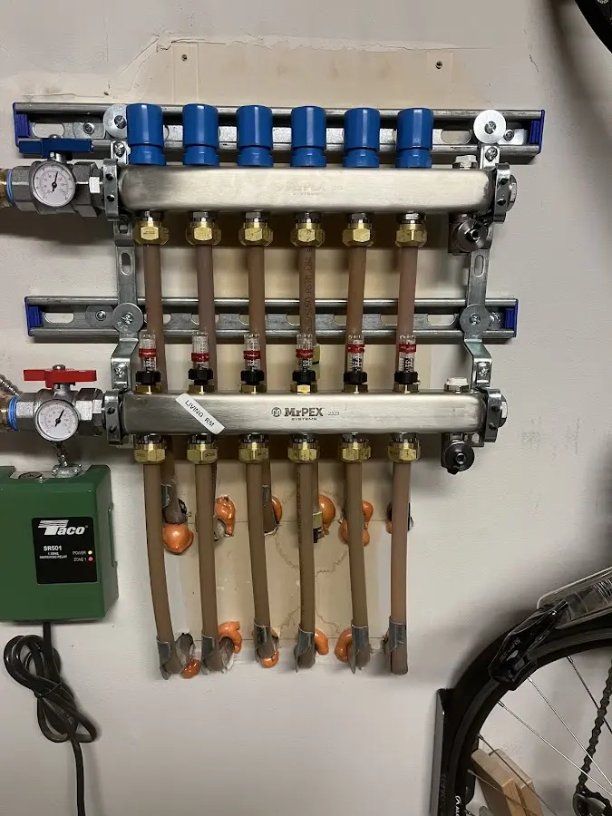 Plumber performing Gas Line Installation at a residential property in Margate